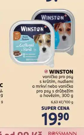 Rossmann Winston vanička pro psy nabídka