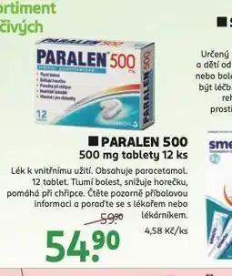 Rossmann Paralen 500 nabídka
