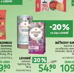 Rossmann Lovaré ovocno-bylinný čaj nabídka
