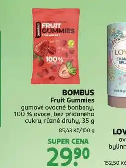 Rossmann Bombus fruit gummies nabídka