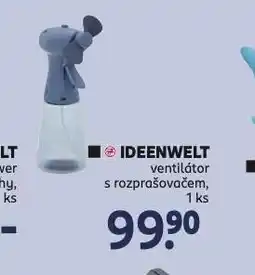 Ventilátor z rozprašovačem
