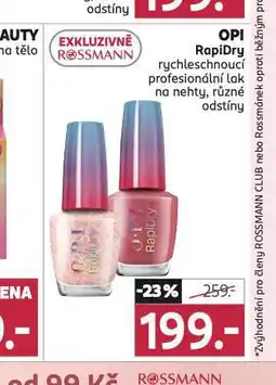 Rossmann Opi lak na nehty nabídka