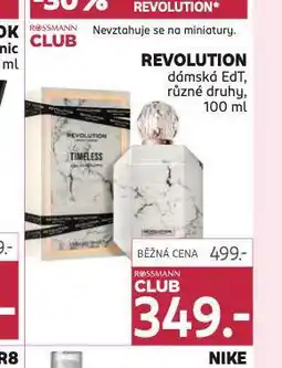 Rossmann Revolution dámská edt nabídka
