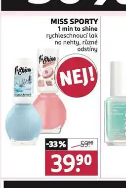 Rossmann Miss sporty lak na nehty nabídka