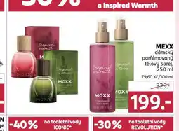 Rossmann Mexx parfémovaný tělový sprej nabídka