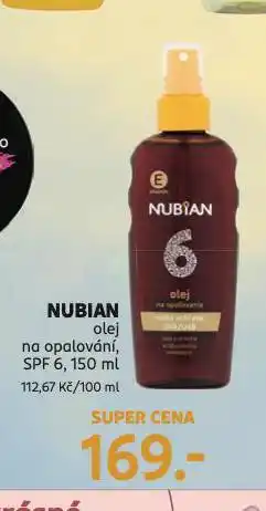 Rossmann Nubian olej na opalování nabídka