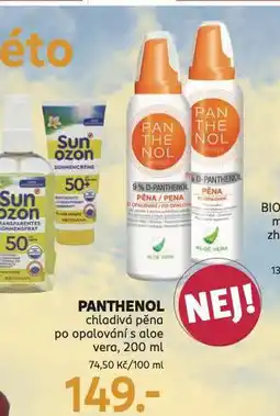 Rossmann Panthenol chladivá pěna po opalování nabídka