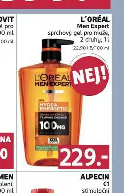 Rossmann Loreal men expert sprchový gel nabídka