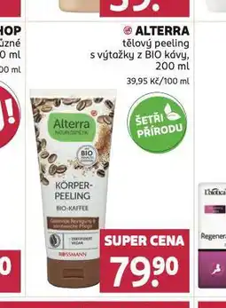 Rossmann Alterra tělový peeling nabídka