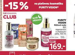 Rossmann Purity vision růžová voda nabídka
