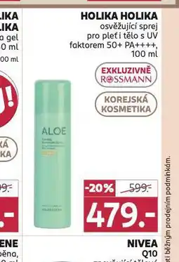 Rossmann Holika holika osvěžující sprej nabídka