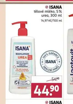 Rossmann Isana tělové mléko nabídka