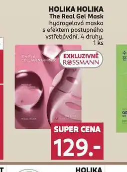 Rossmann Holika holika the real gel mask nabídka