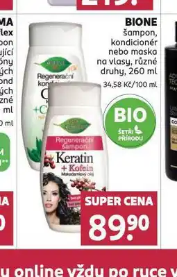 Rossmann Bione šampon, kondicioner nabídka