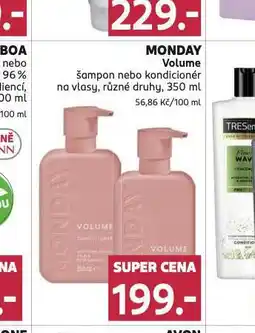 Rossmann Monday volume šampon, kondicioner nabídka