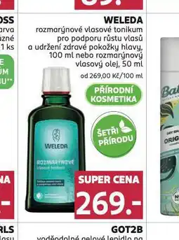 Rossmann Weleda vlasové tonikum nabídka