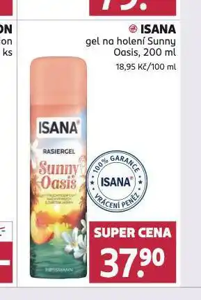 Rossmann Isana gel na holení nabídka