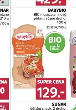 Rossmann Babybio masozeleninový příkrm nabídka