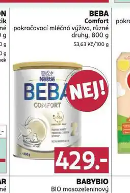 Rossmann Beba comfort pokračovací kojenecká výživa nabídka