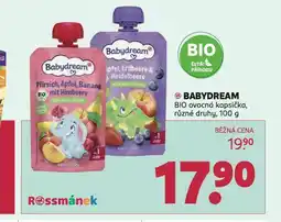 Rossmann Babydream bio ovocná kapsička nabídka