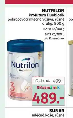 Rossmann Nutrilon profutura duobiotik nabídka