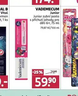 Rossmann Vademecum junior zubní pasta nabídka