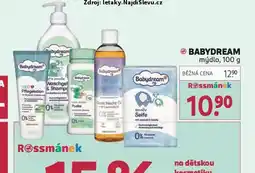 Rossmann Babydream mýdlo nabídka