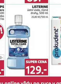 Rossmann Listerine ústní voda nabídka
