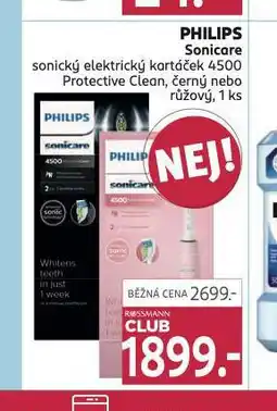 Rossmann Philips sonicare sonický elektrický kartáček nabídka