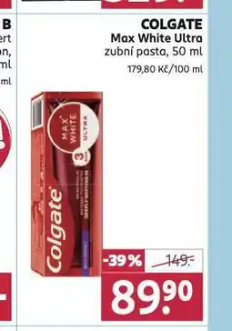 Rossmann Coéolgate max white ultra zubní pasta nabídka