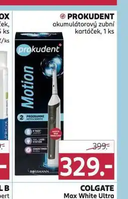 Rossmann Prokudent okumulátorový zubní kartáček nabídka