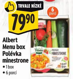 Albert Albert Menu box Polévka minestrone nabídka