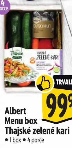 Albert Albert Menu box Thajské zelené kari nabídka