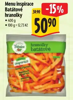 Albert Menu inspirace Batátové hranolky nabídka