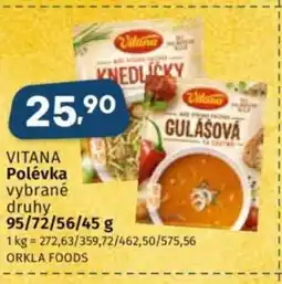Coop VITANA Polévka nabídka