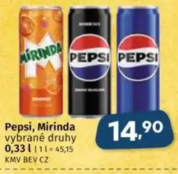 Coop PEPSI ,MIRINDA nabídka