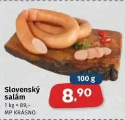 Coop Slovenský salám nabídka