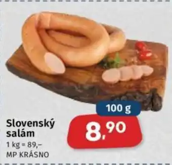 Coop Slovenský salám nabídka