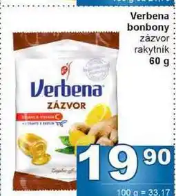 Jip Verbena bonbony zázvor rakytník 60 g nabídka