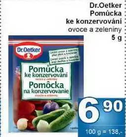 Jip Dr.Oetker Pomůcka ke konzervování ovoce a zeleniny 5 g nabídka