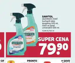 Rossmann Sanytol dezinfekční čistič nabídka