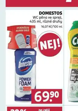 Rossmann Domestos wc pěna ve spreji nabídka