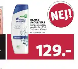 Rossmann Head&shoulders šampon nabídka