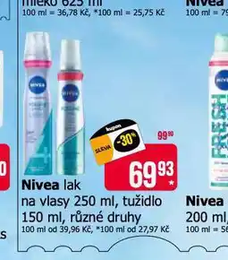 Teta Nivea lak, tužidlo nabídka