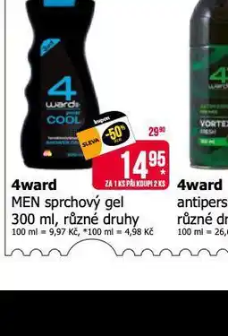Teta 4ward men sprchový gel nabídka