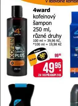 Teta 4ward kofeinový šampon nabídka