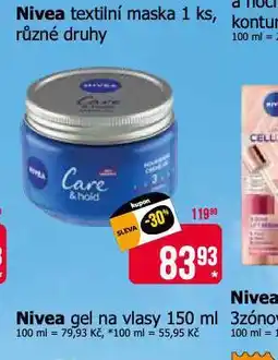 Teta Nivea gel na vlasy nabídka