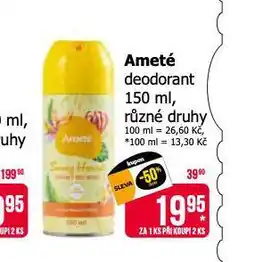 Teta Ameté deodorant nabídka