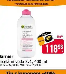 Teta Garnier micelární voda nabídka