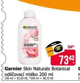 Teta Garnier skin odličovací mléko nabídka